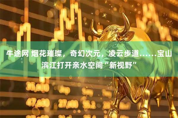 牛途网 烟花璀璨，奇幻次元，凌云步道……宝山滨江打开亲水空间“新视野”