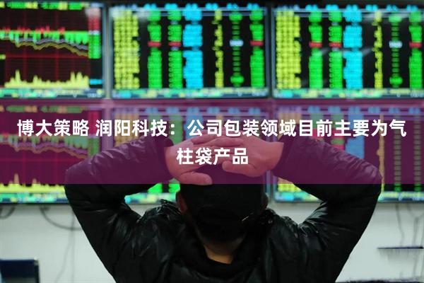 博大策略 润阳科技：公司包装领域目前主要为气柱袋产品
