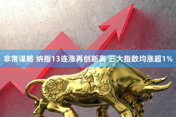 非常谋略 纳指13连涨再创新高 三大指数均涨超1%